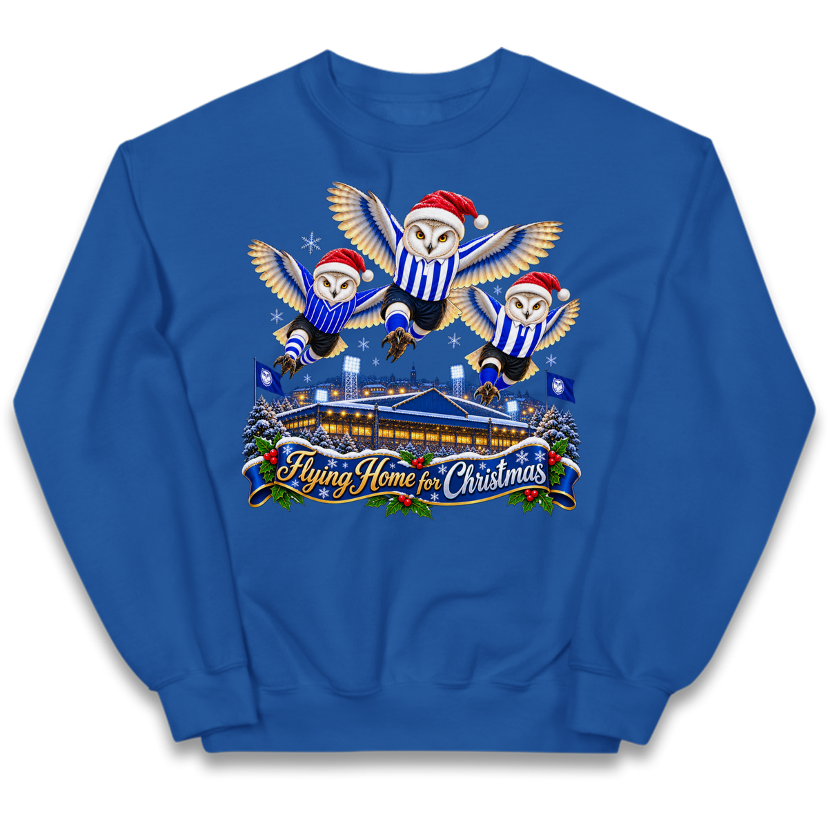 Sheff Wed Christmas Kids Jumper