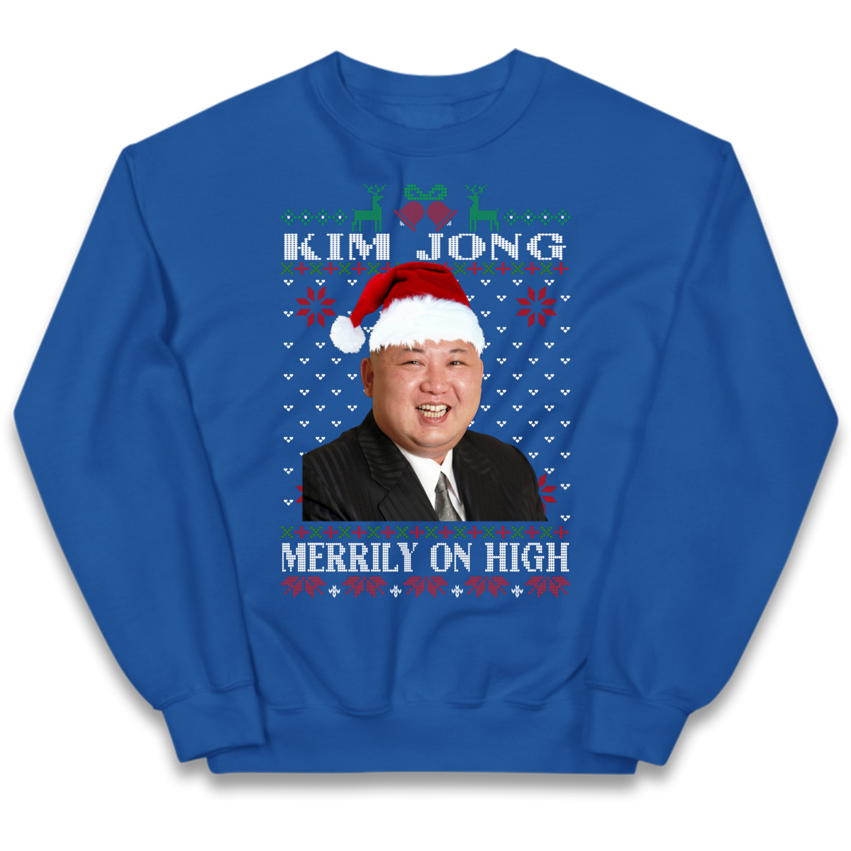 Kim Jong Christmas Kids Jumper