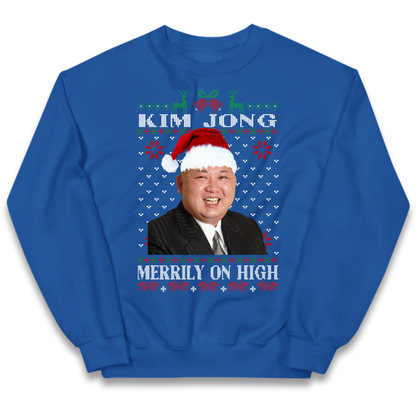 Kim Jong Christmas Kids Jumper