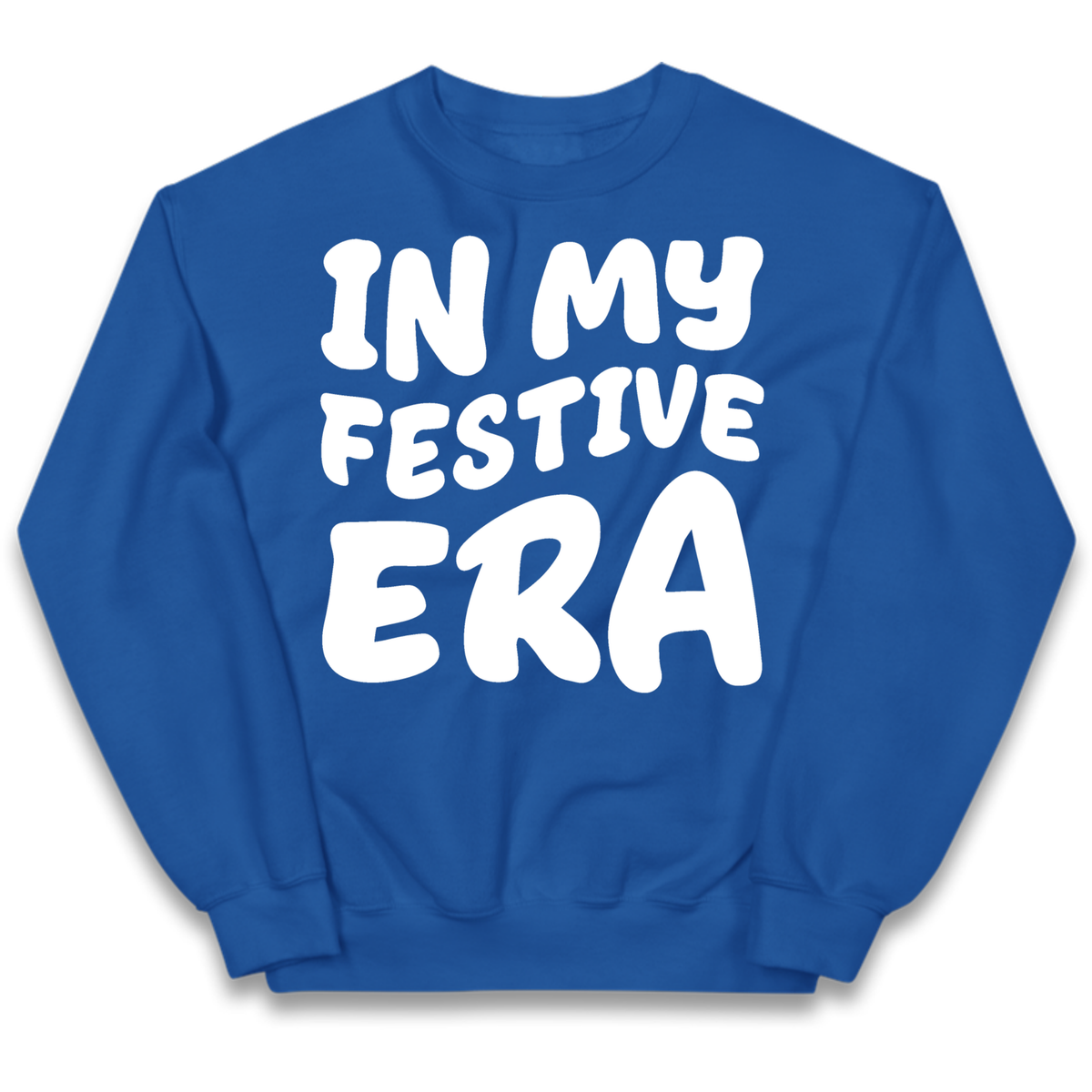 Modern Christmas Slogan Kids Jumper