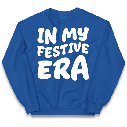 Modern Christmas Slogan Kids Jumper