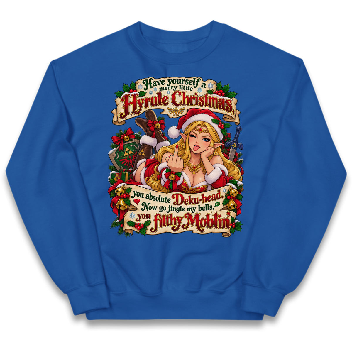 Zelda Christmas Kids Jumper
