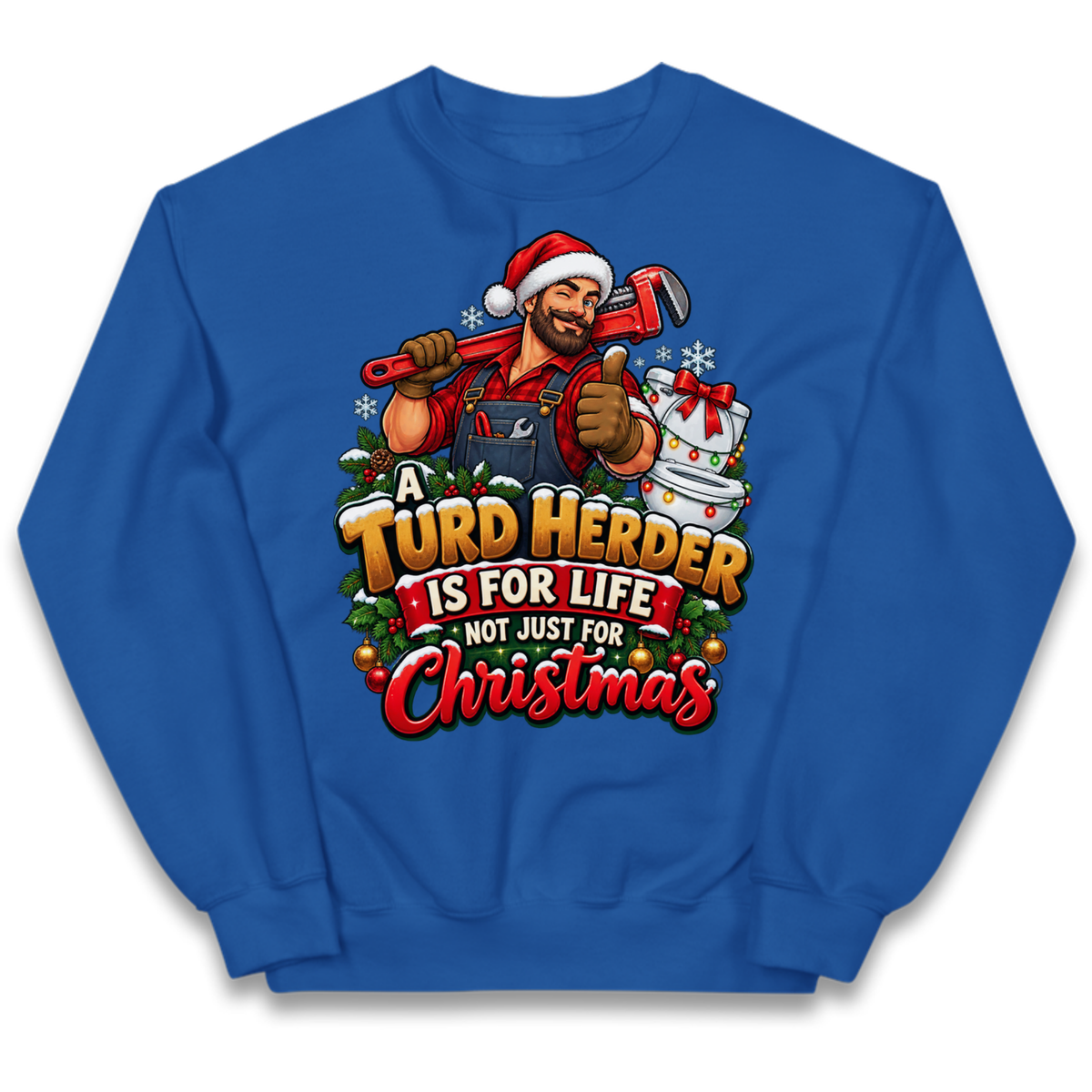 Plumbing Christmas Kids Jumper