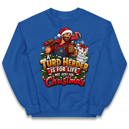 Plumbing Christmas Kids Jumper