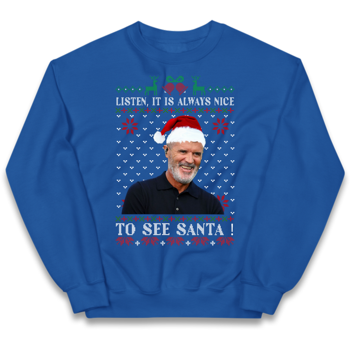Roy Keane Christmas Kids Jumper