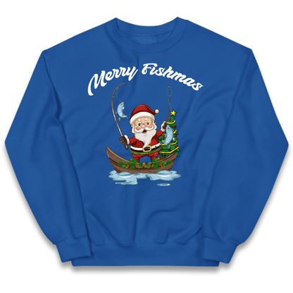 Merry Fishmas Kids Jumper