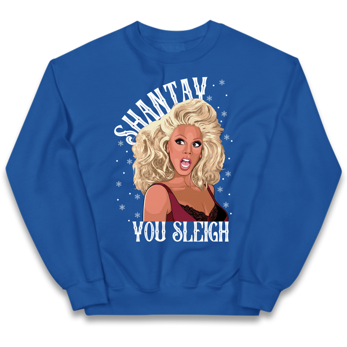 drag christmas clothing Kids Jumper