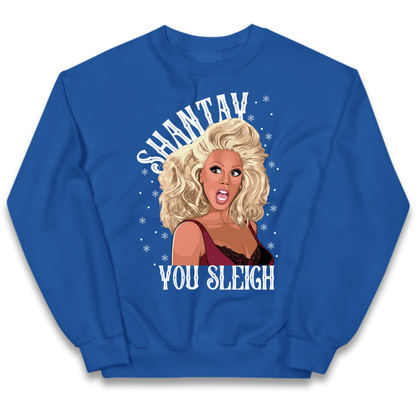 drag christmas clothing Kids Jumper