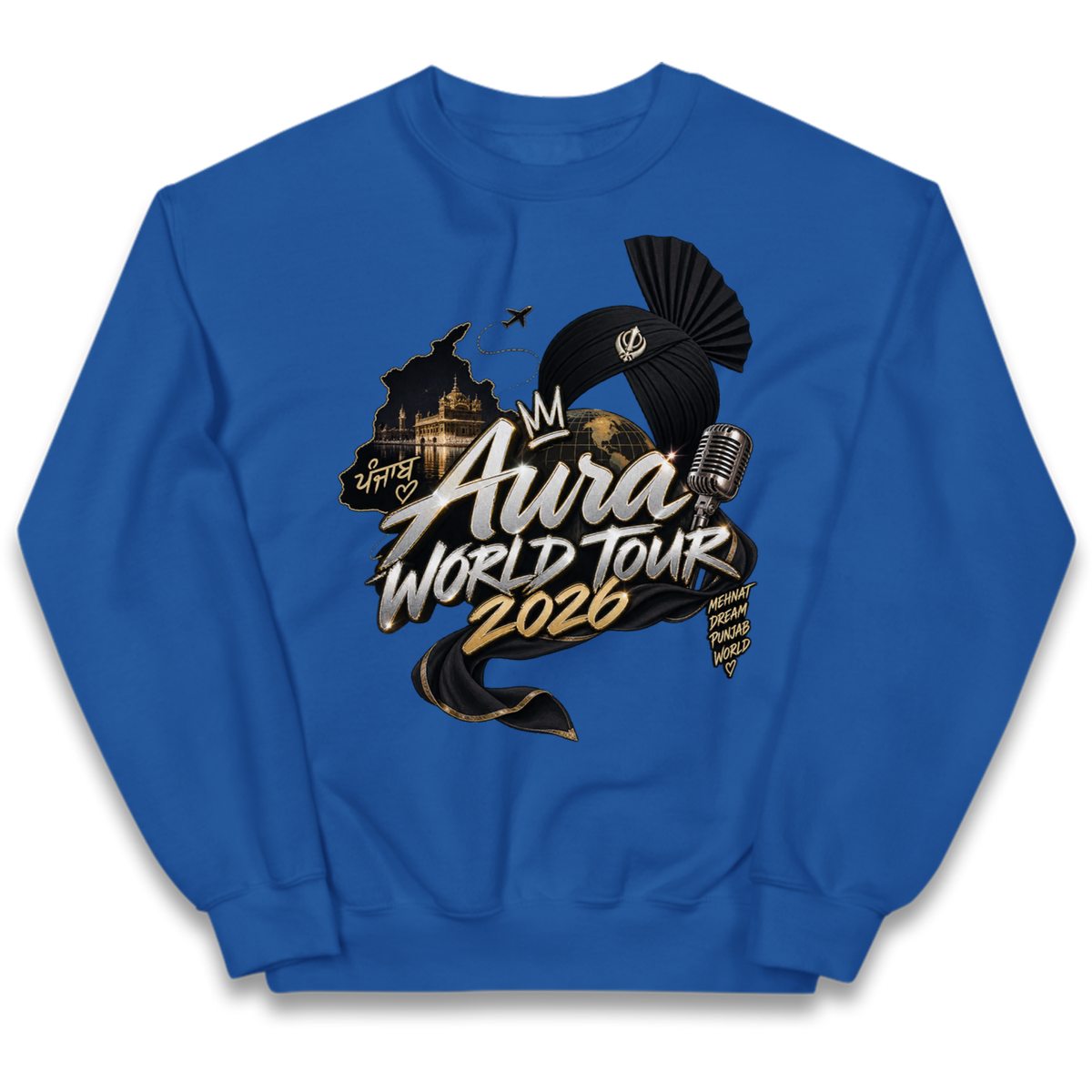 Diljit Dosanjh Aura World Tour 2026 Kids Jumper