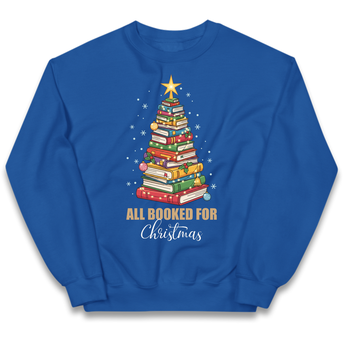 Book Tree Christmas Kids Jumper