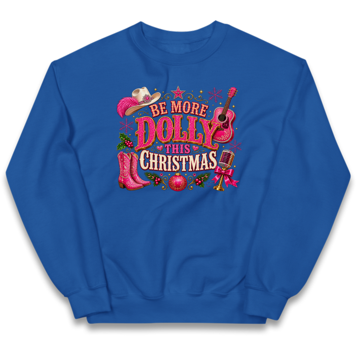 Dolly Parton Christmas Kids Jumper