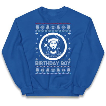 Jesus Birthday Christmas Kids Jumper
