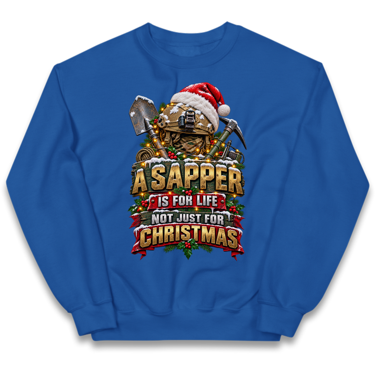 Royal Engineers Sappers Christmas Kids Jumper
