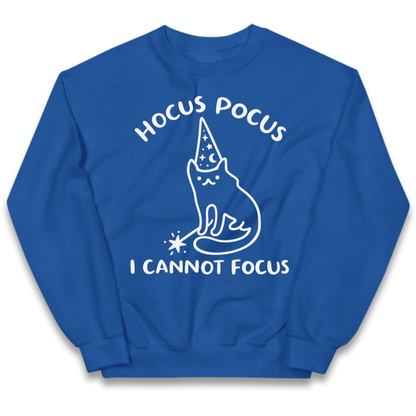 Hocus Pocus I Cannot Focus Kids Jumper