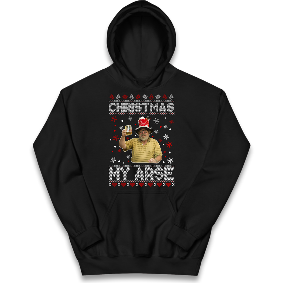 Christmas My Arse Kids Hoodie