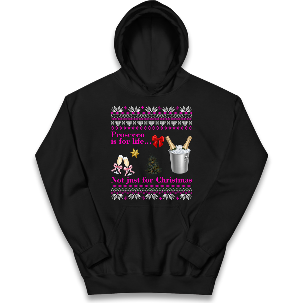 Prosecco Gift Top Kids Hoodie