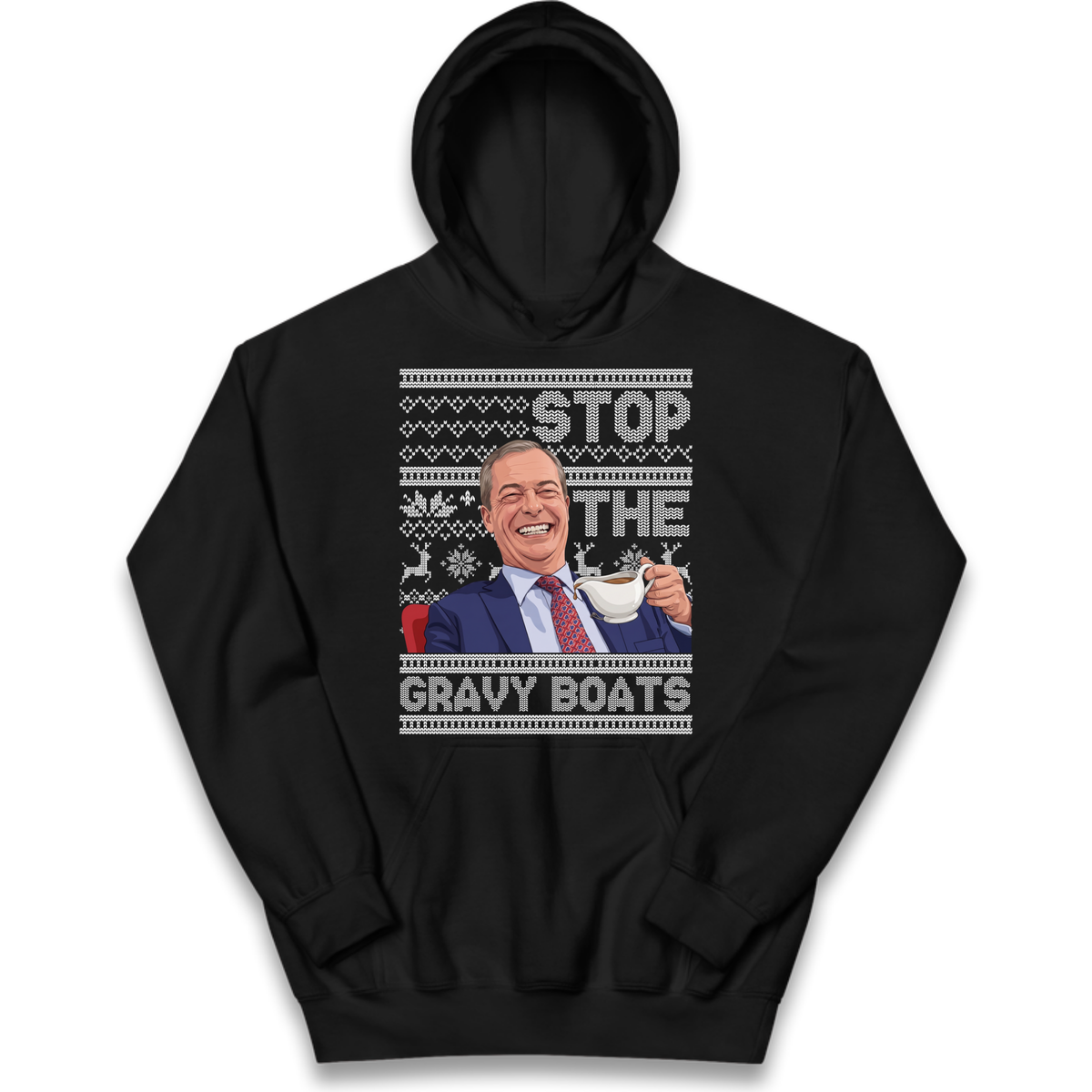 Satirical Festive Top Kids Hoodie
