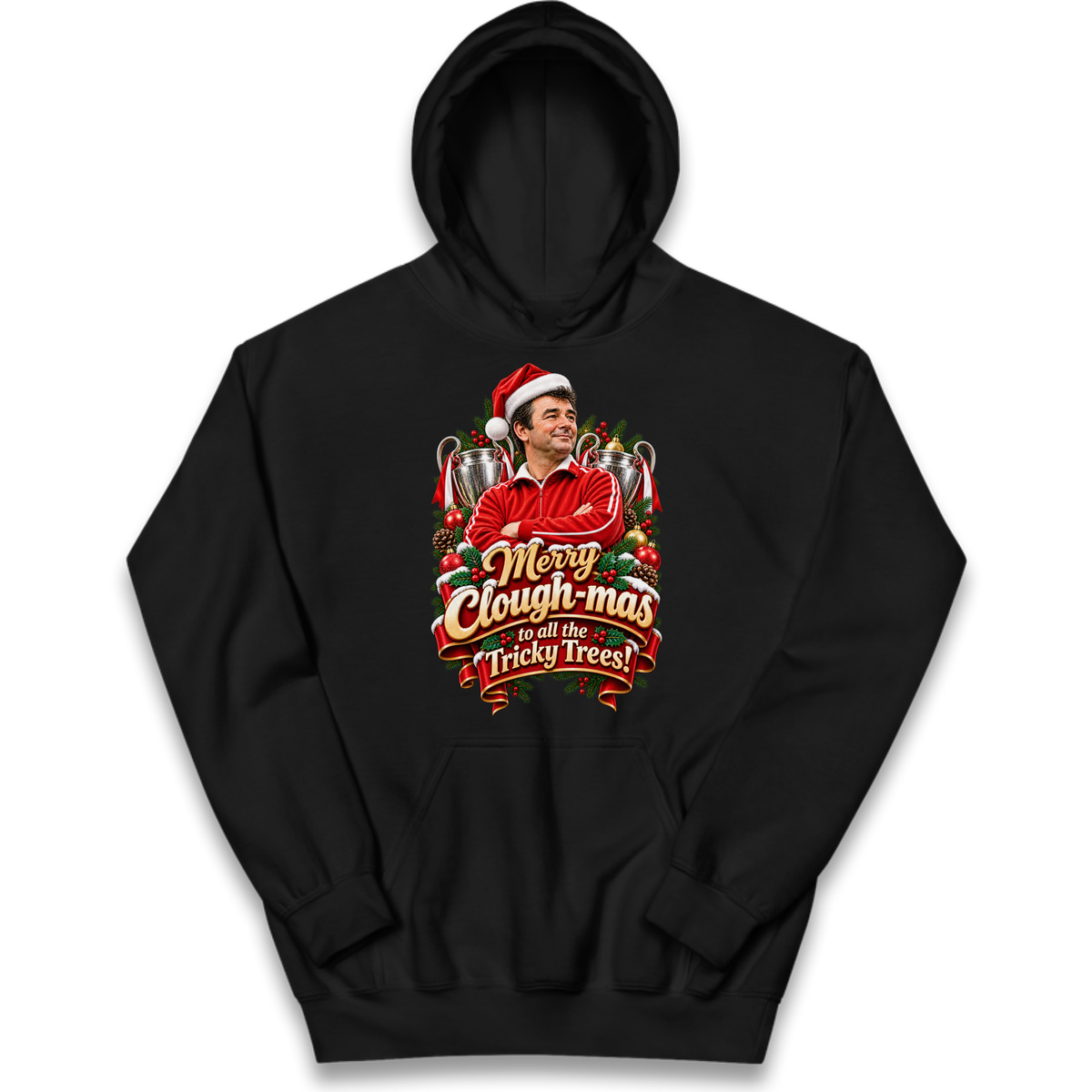 Nottm Forest Football Christmas Kids Hoodie
