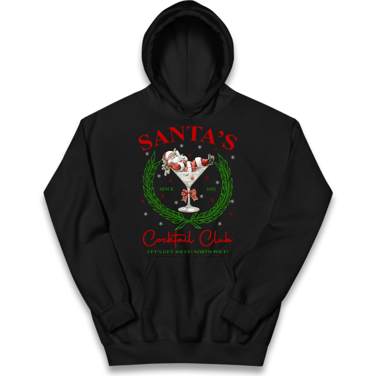 Cocktail Lover Christmas Kids Hoodie