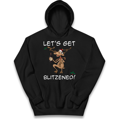Lets Get Blitzened Kids Hoodie