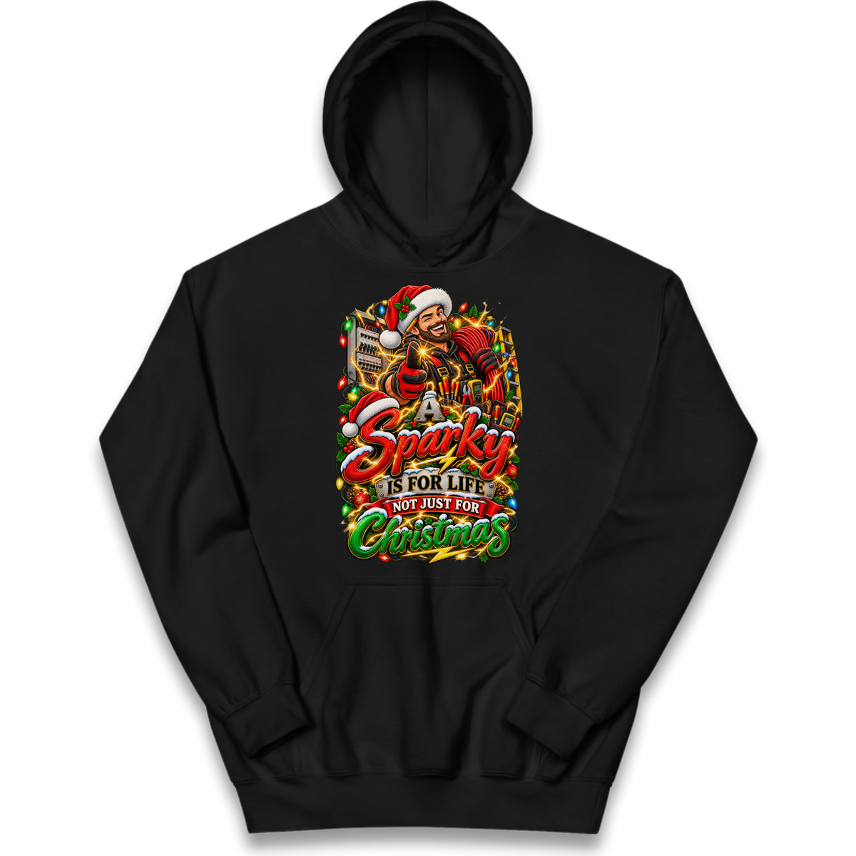 Sparky Christmas Kids Hoodie