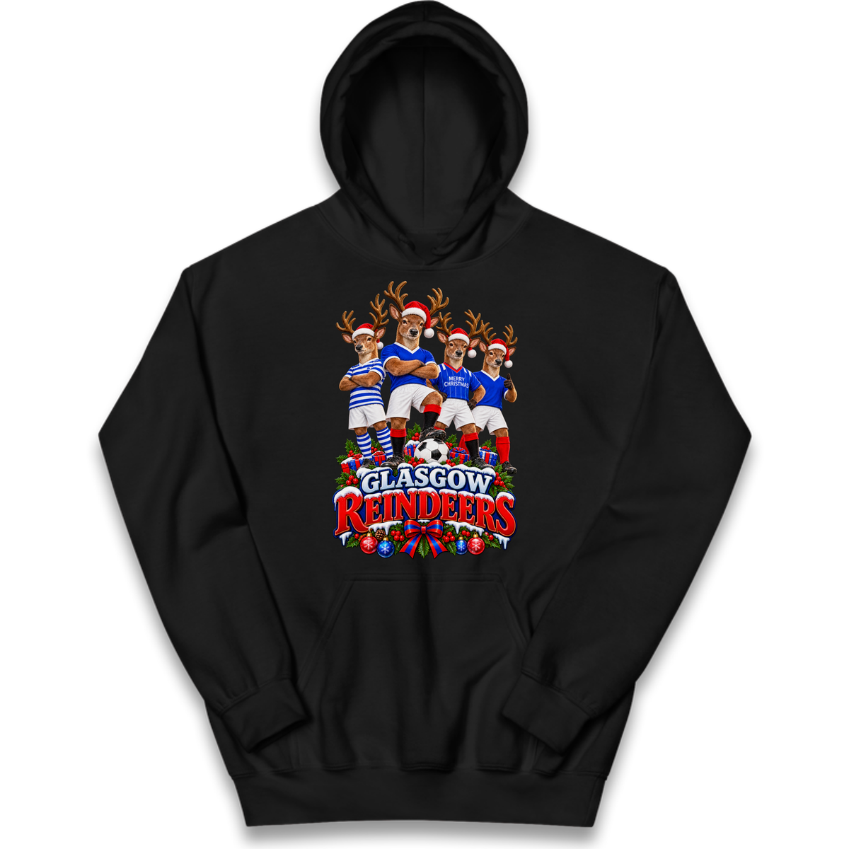 Rangers Christmas Kids Hoodie