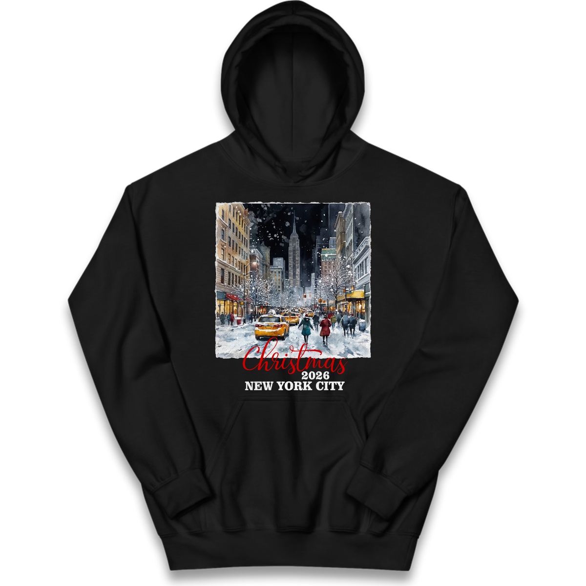 New York Winter Gift Kids Hoodie
