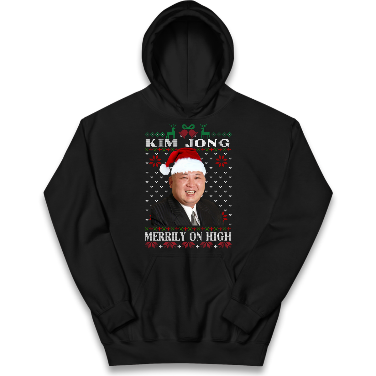 Kim Jong Christmas Kids Hoodie