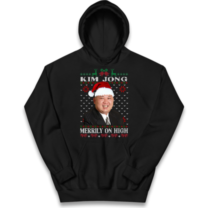 Kim Jong Christmas Kids Hoodie