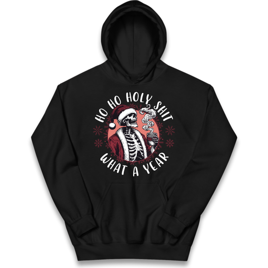 HO HO Holy Santa Kids Hoodie
