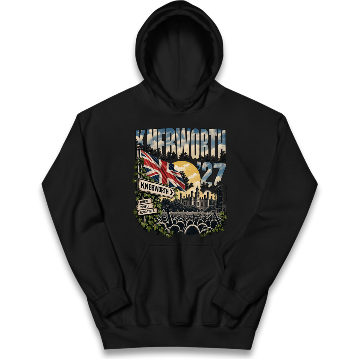Oasis Knebworth Live '27 Kids Hoodie