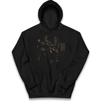 Reindeer Night Out Kids Hoodie