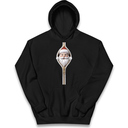 Santa Face Novelty Kids Hoodie