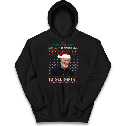 Roy Keane Christmas Kids Hoodie