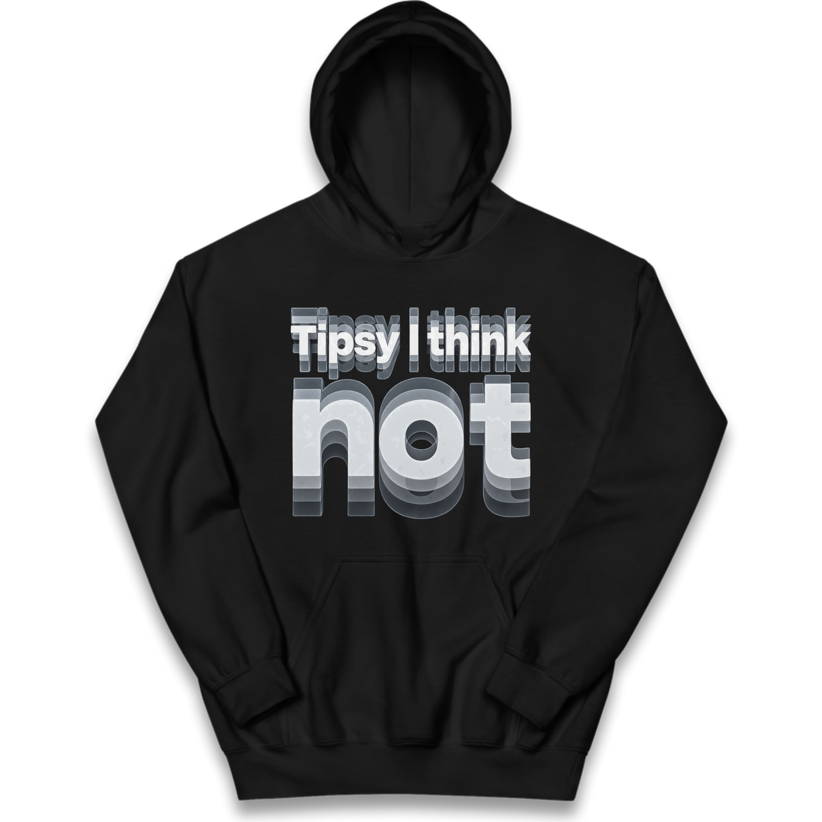 Tipsy I Think Not TikTok Viral Kids Hoodie