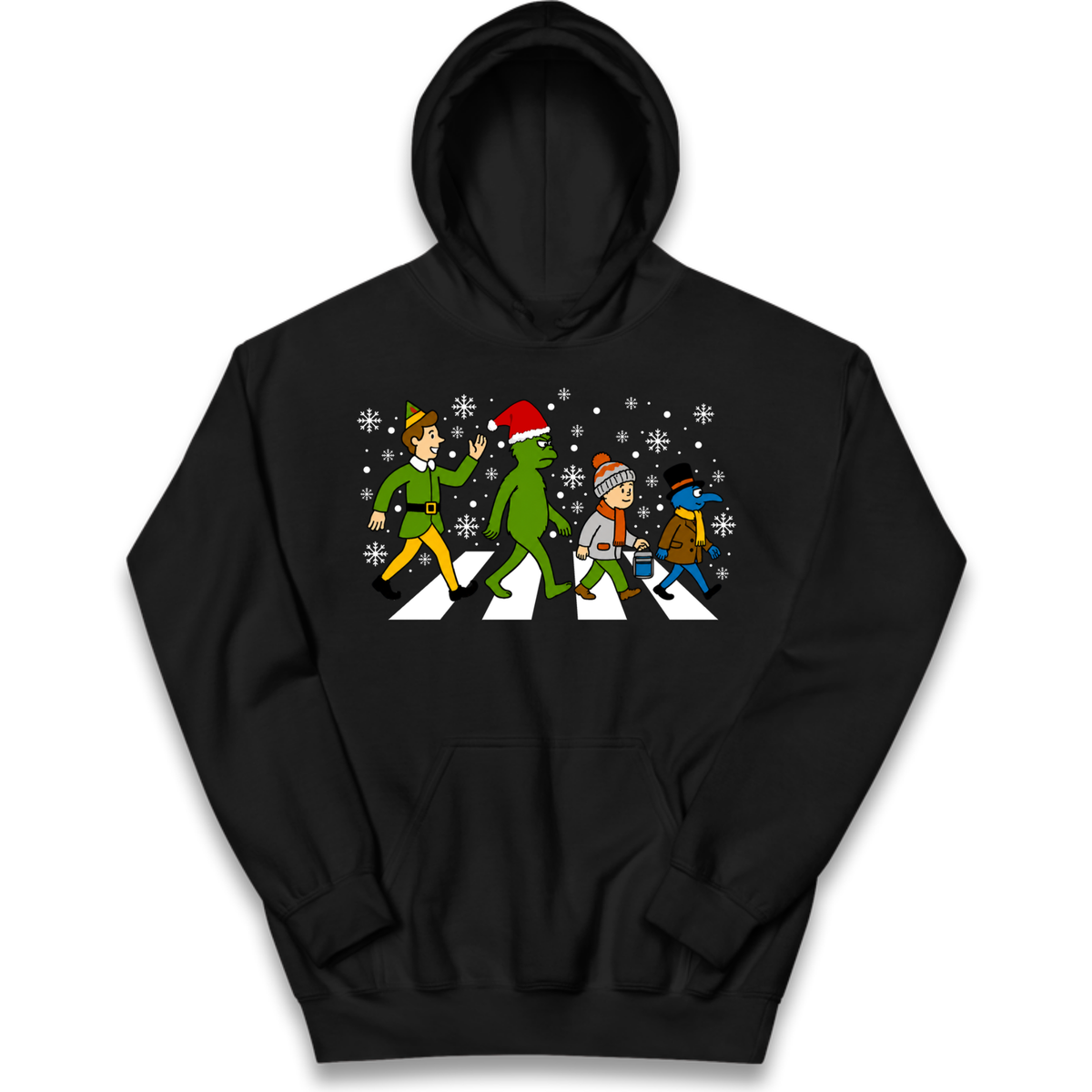 Abbey Road Walk Christmas jumper Kids Hoodie