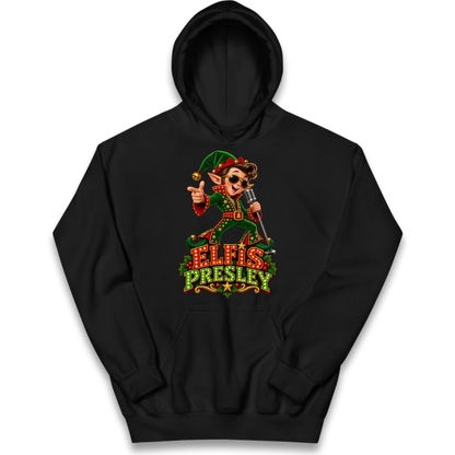 Elvis Presley Christmas Kids Hoodie