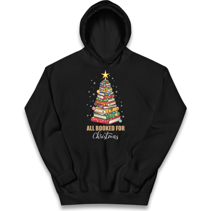 Book Tree Christmas Kids Hoodie