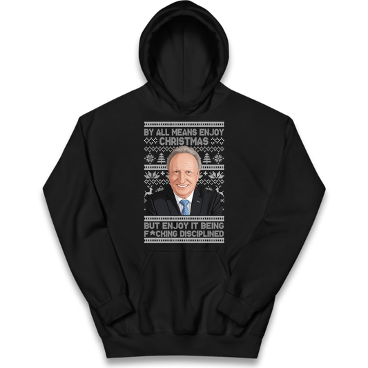 Neil Warnock Christmas Kids Hoodie