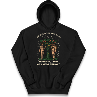 Adam & Eve Christmas Jumper Kids Hoodie