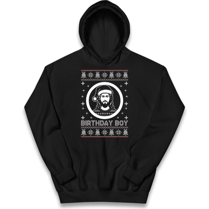 Jesus Birthday Christmas Kids Hoodie