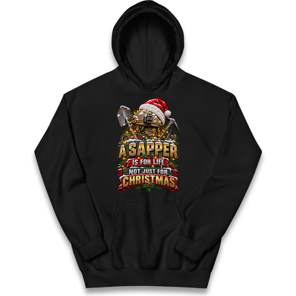 Royal Engineers Sappers Christmas Kids Hoodie