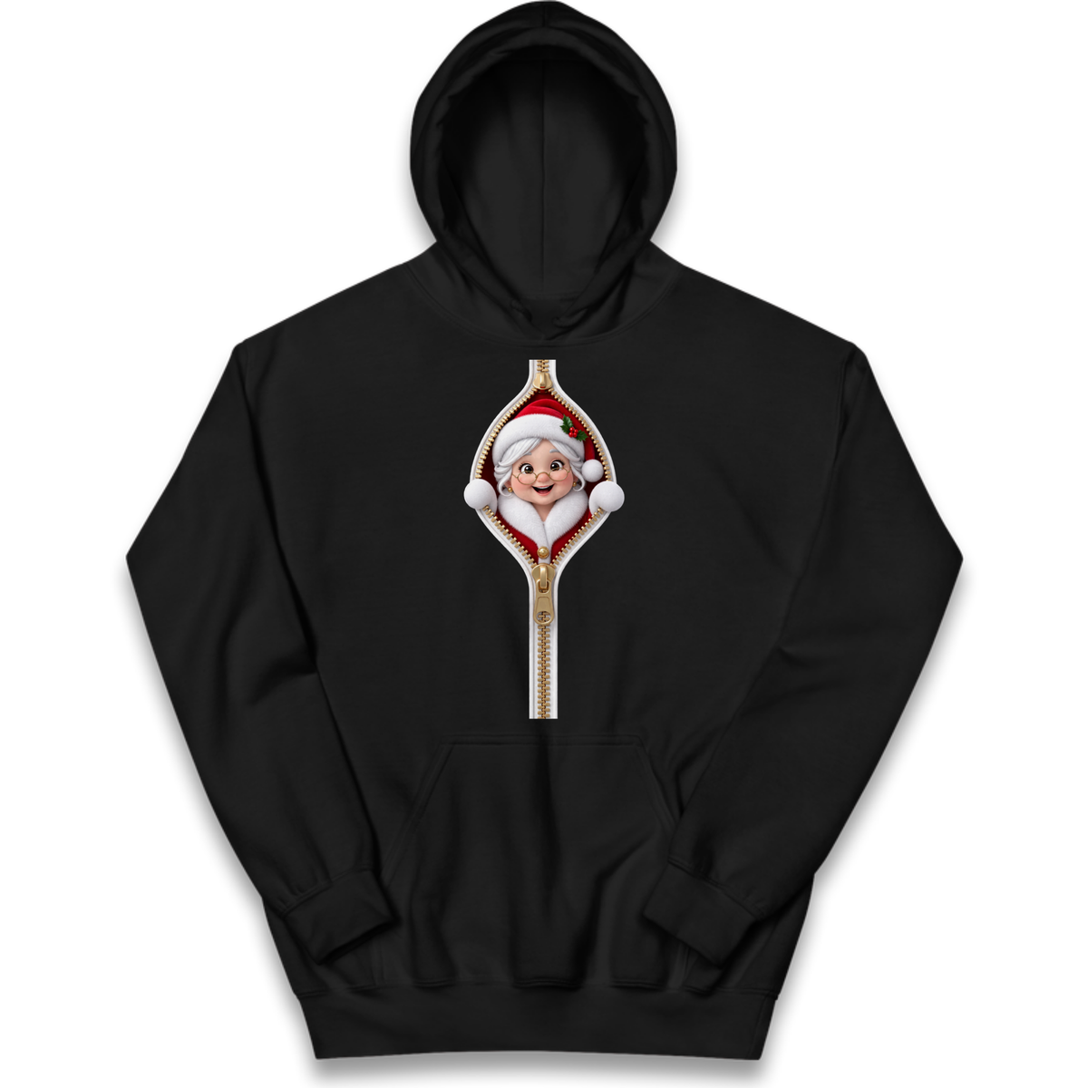 Mrs Claus Outfit Kids Hoodie