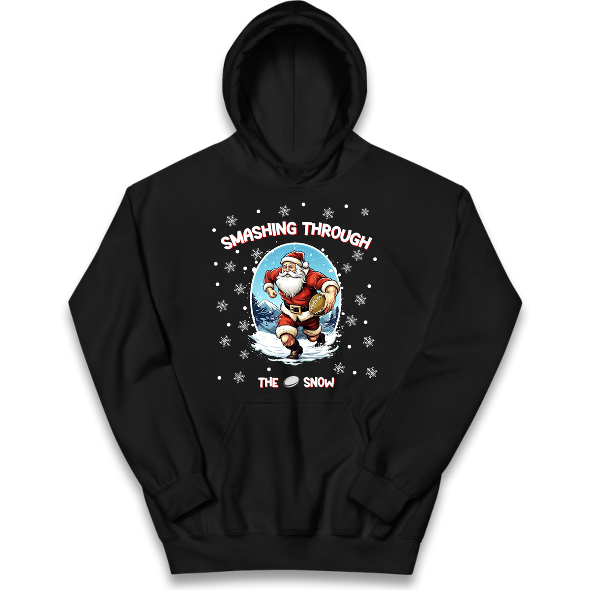 Rugby Santa Clothing Kids Hoodie