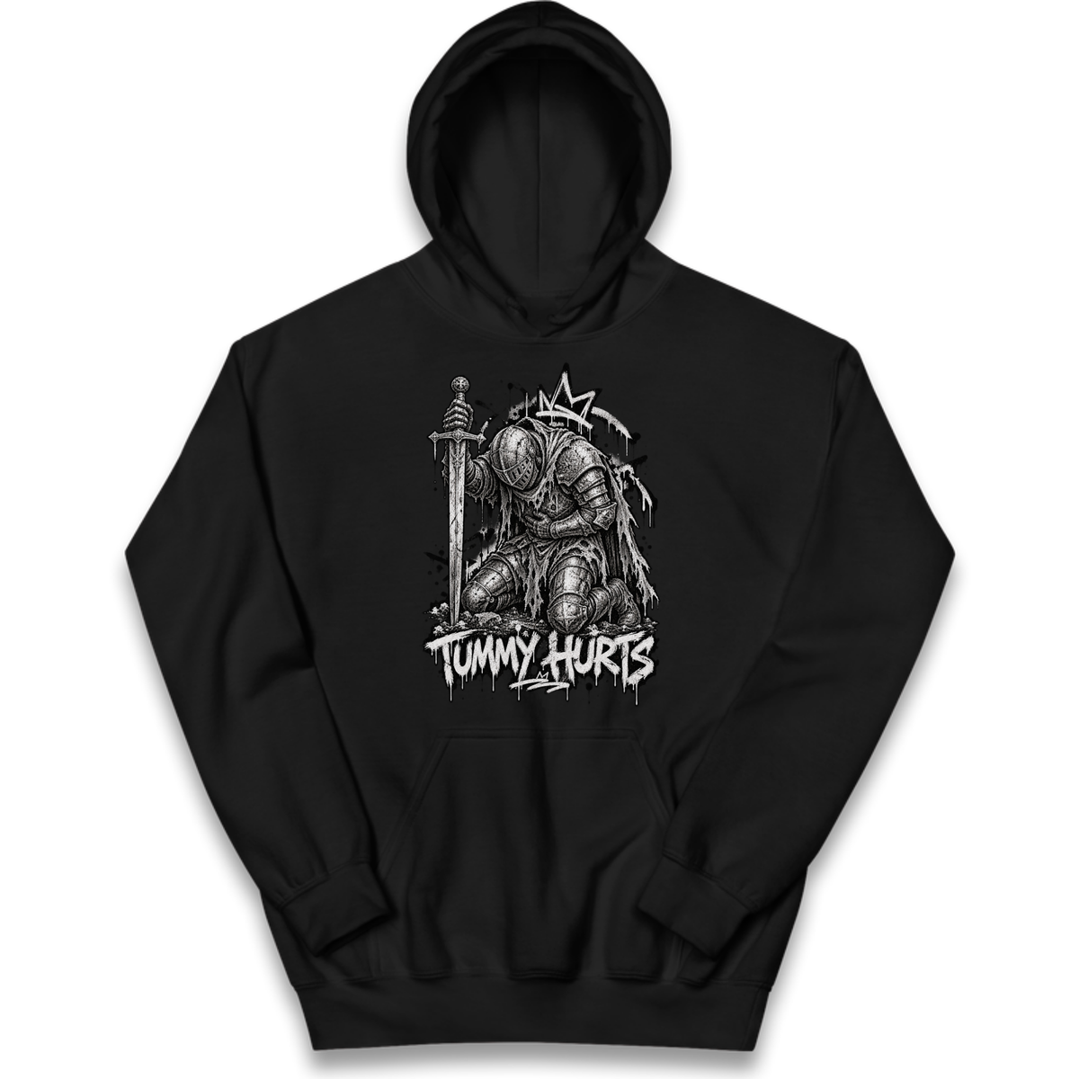 Tummy Hurts Knight Kids Hoodie