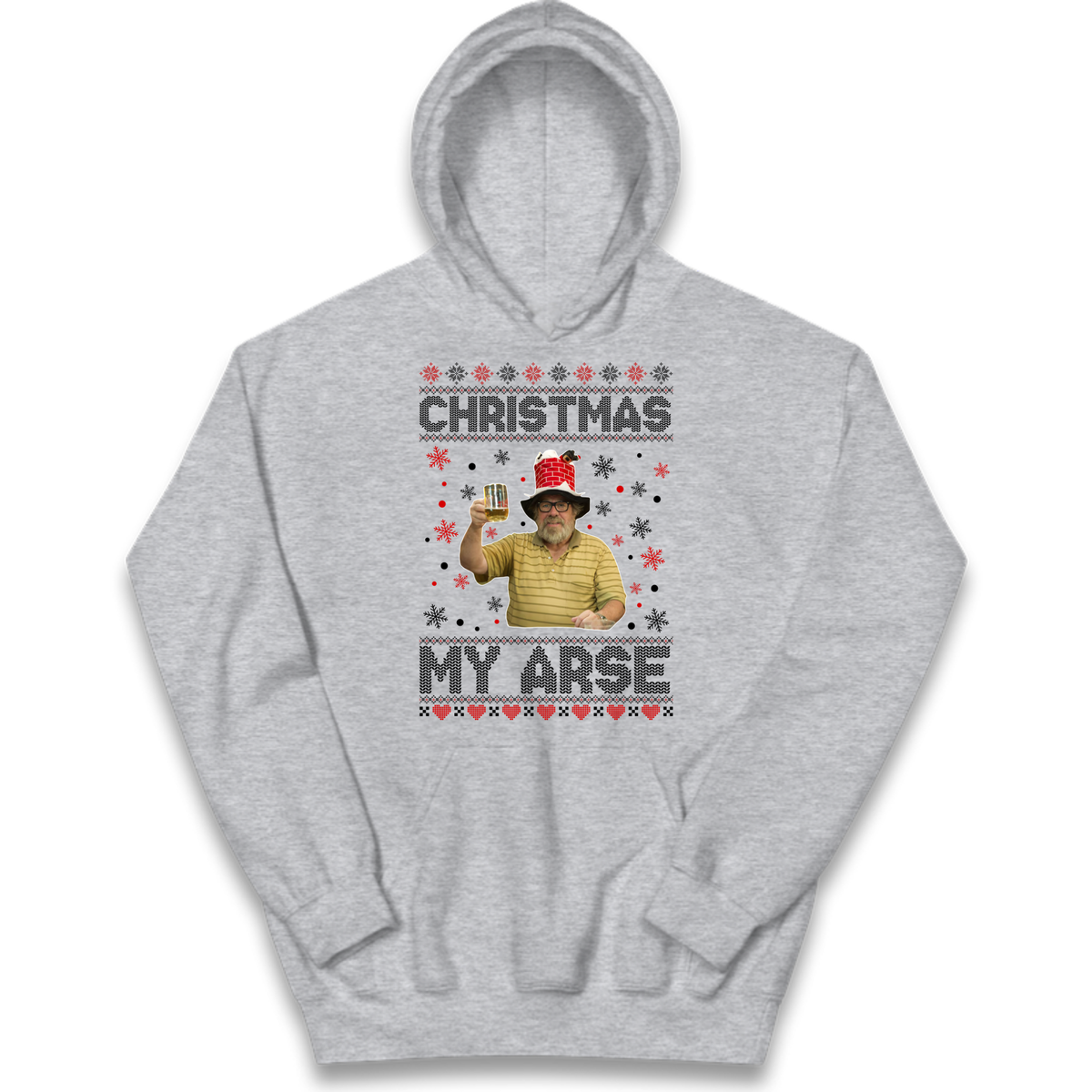 Christmas My Arse Kids Hoodie