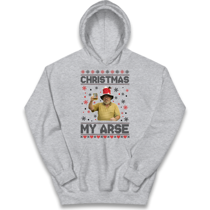 Christmas My Arse Kids Hoodie