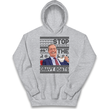 Satirical Festive Top Kids Hoodie