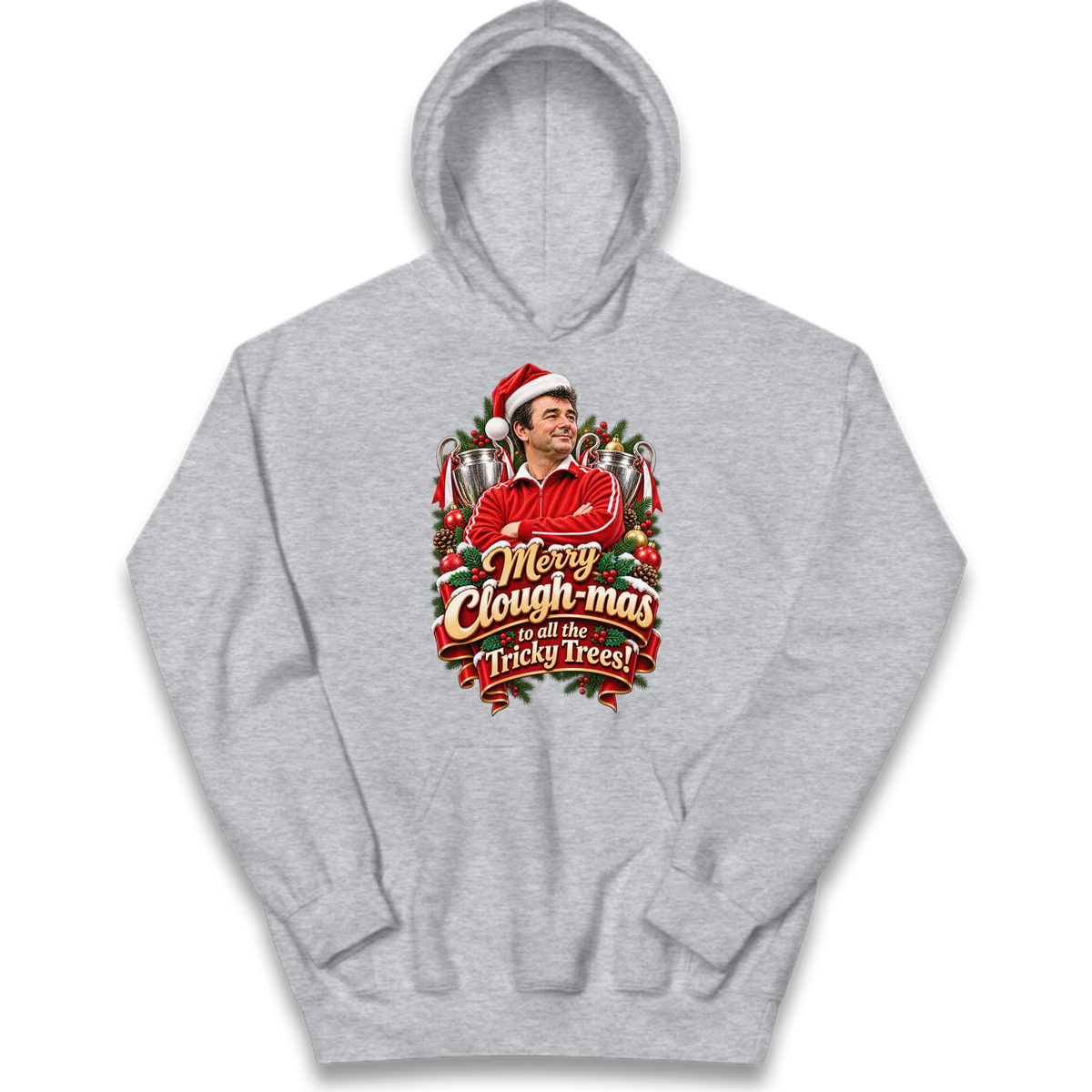 Nottm Forest Football Christmas Kids Hoodie