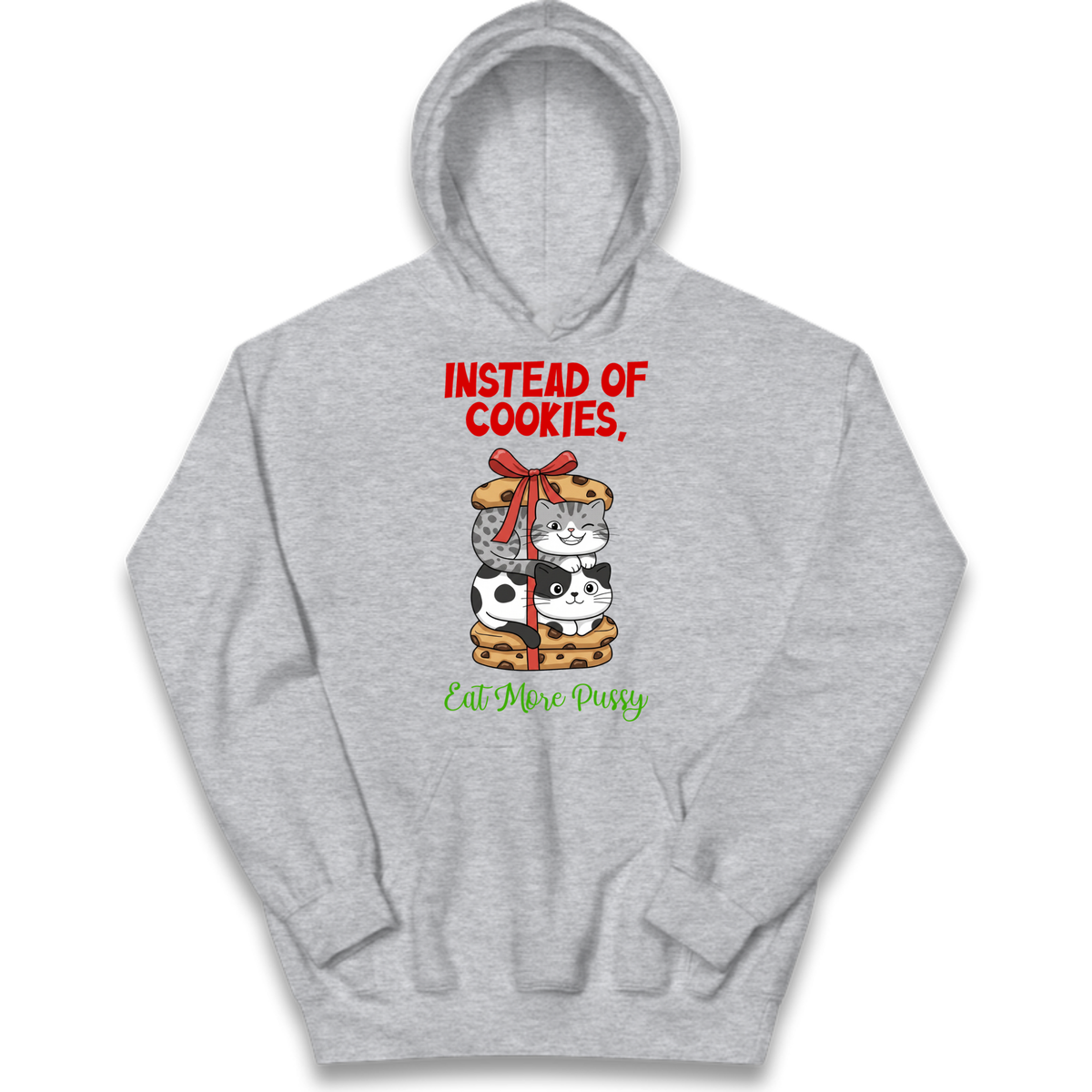 Cheeky Cat Slogan Kids Hoodie